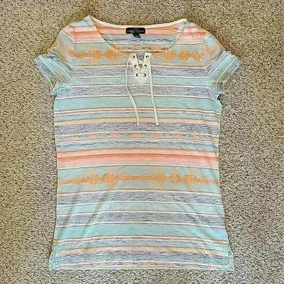 LRL Lauren Jean Co Southwestern Top Size XtraSmall - Picture 1 of 4